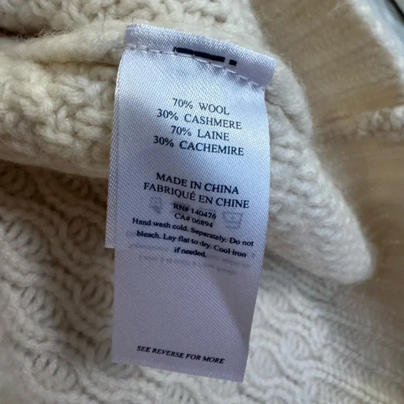 NWOT Faherty Cashmere Turtleneck - Women’s Medium - Picture 6 of 7